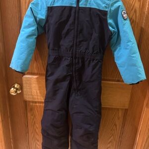 Lands End one piece snow suit.